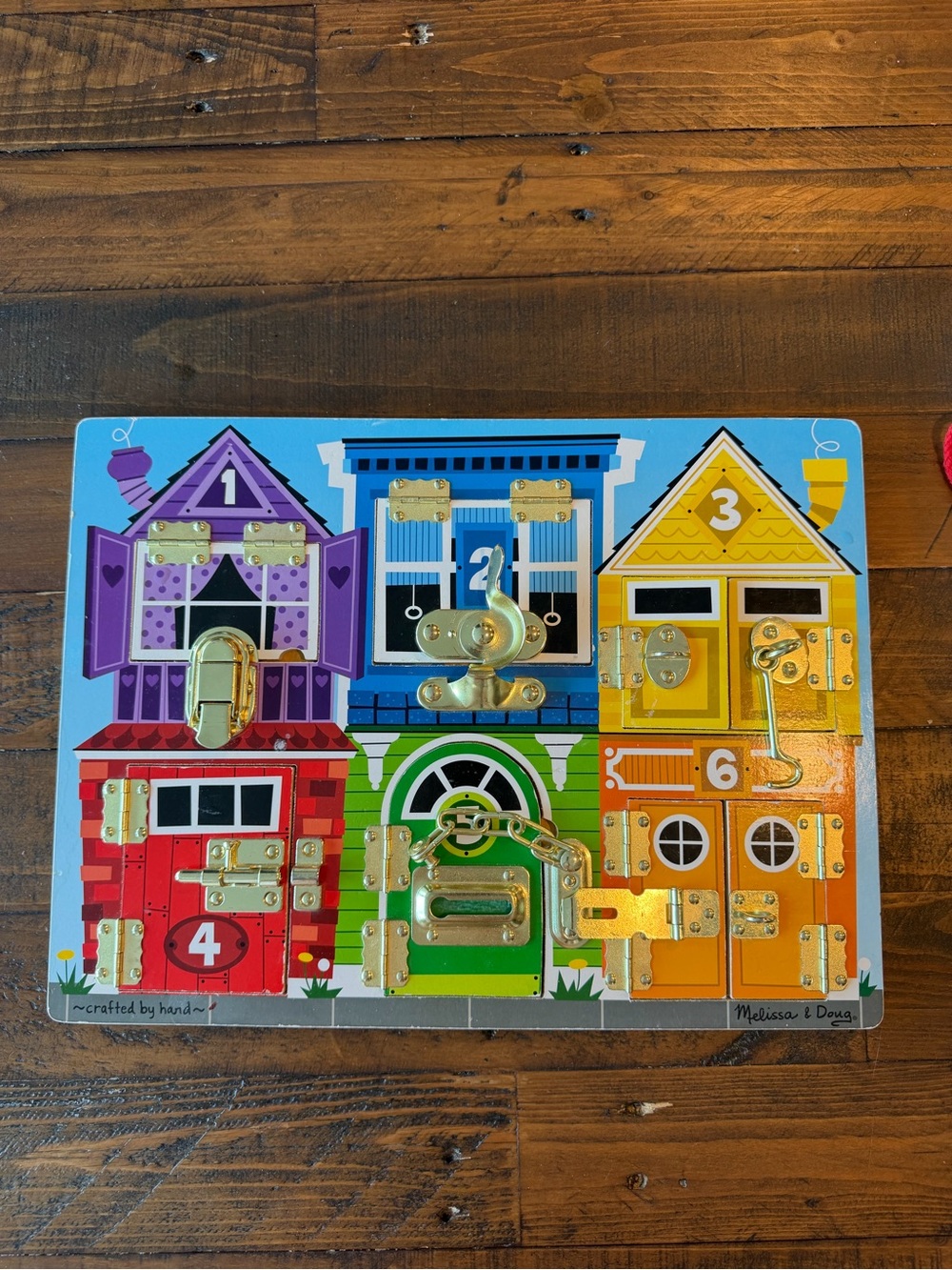 Melissa & Doug Kids Lock Board - Multicolor Busy Board